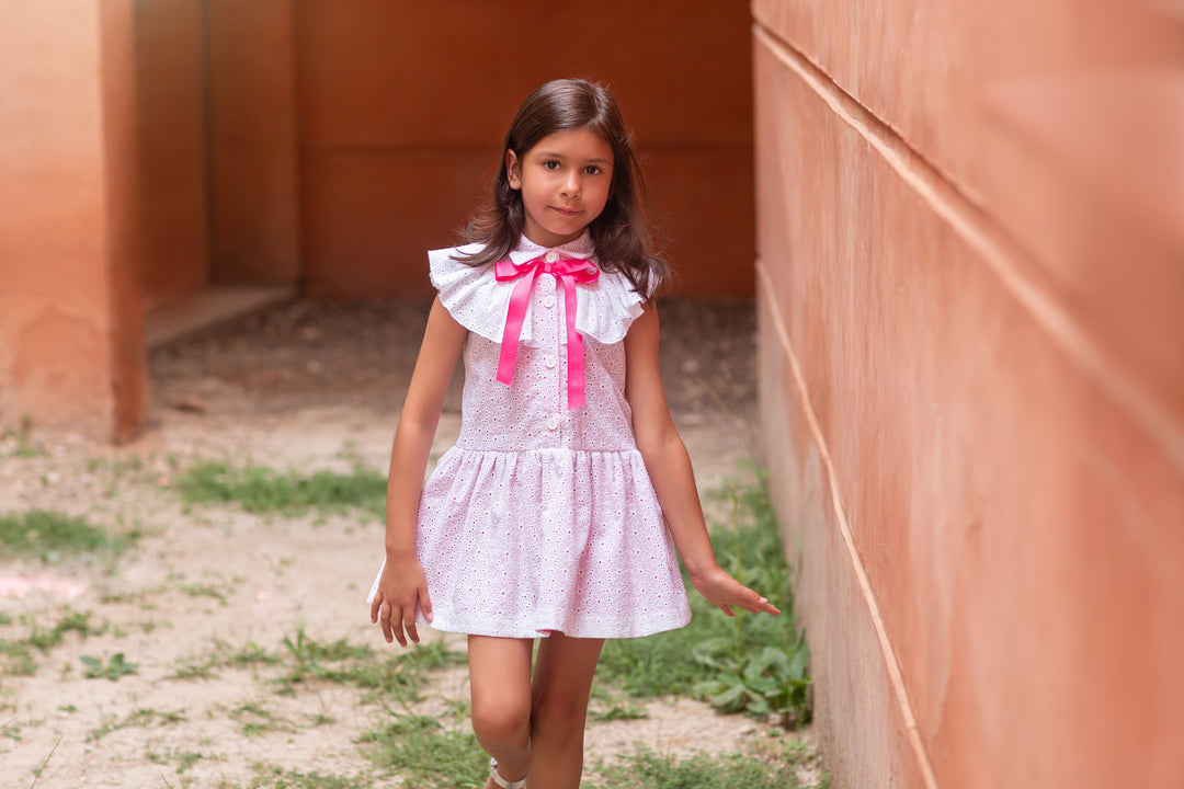 SS24 Rochy White Embroidery Dress