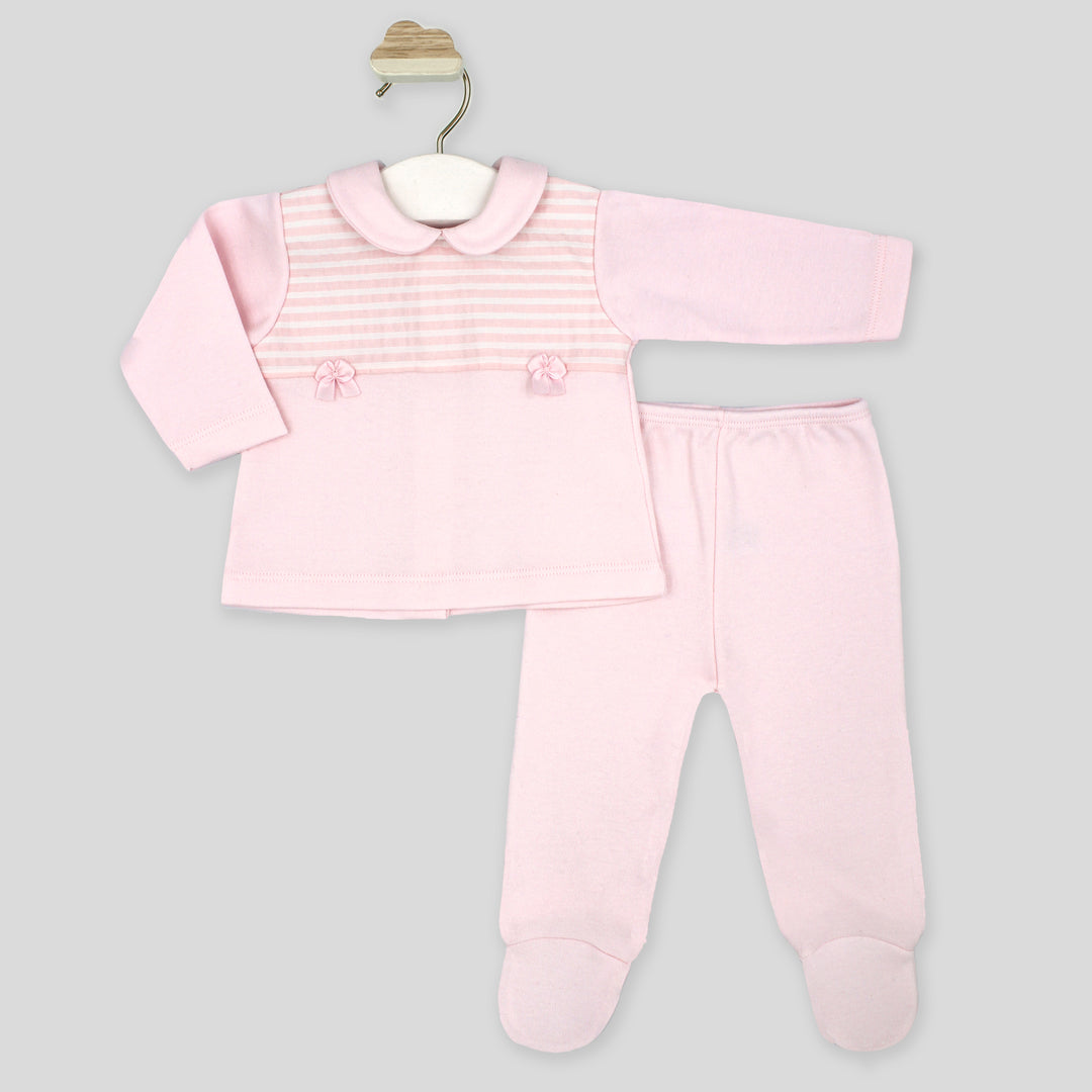 AW24 Rapife Girl Pink & White Stripe Set 4301