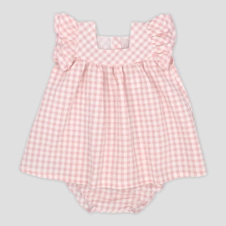 SS25 Rapife Girls Pink & White Dress