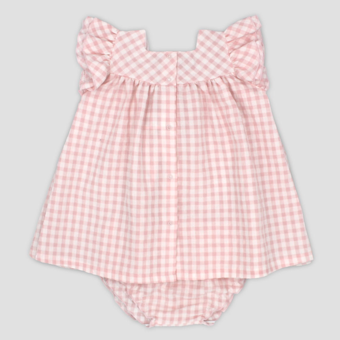 SS25 Rapife Girls Pink & White Dress