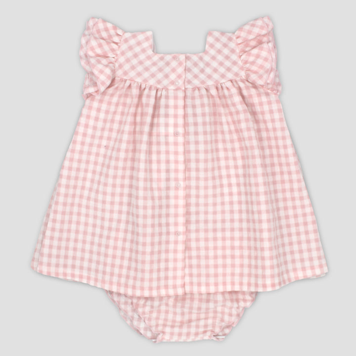 SS25 Rapife Girls Pink & White Dress