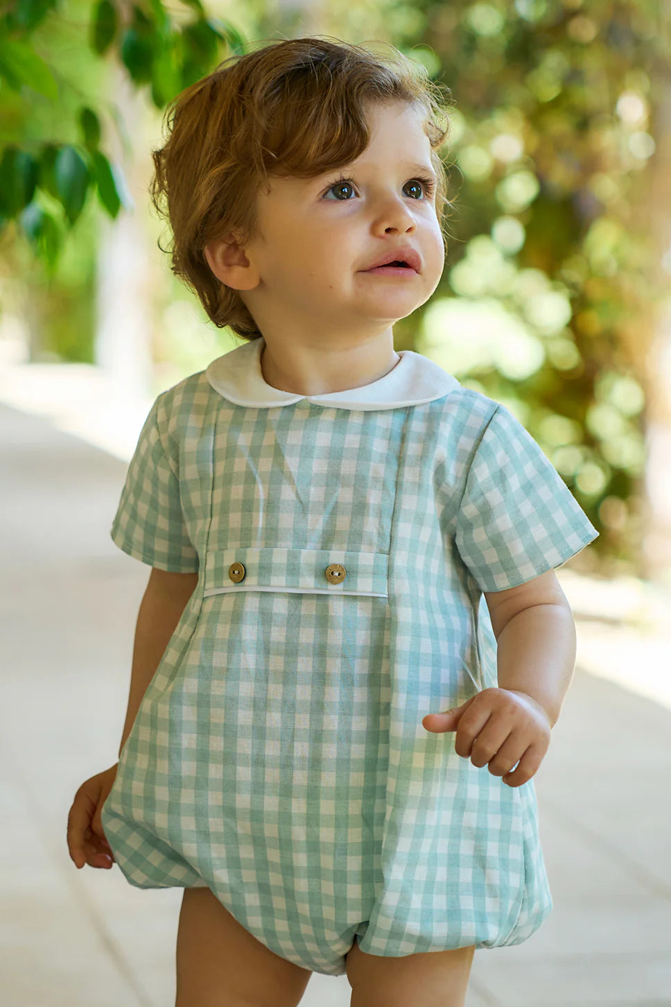 SS25 Rapife Baby Boys Sage Green Romper