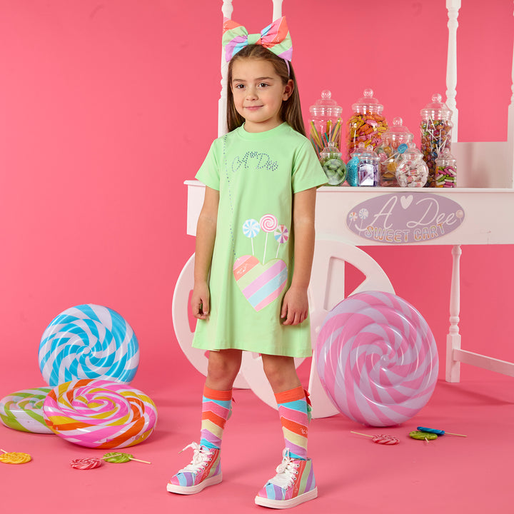 SS25 A Dee Danica Green Handbag Dress