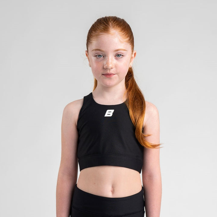 Bonini By A Dee Aspire Black Crop Top
