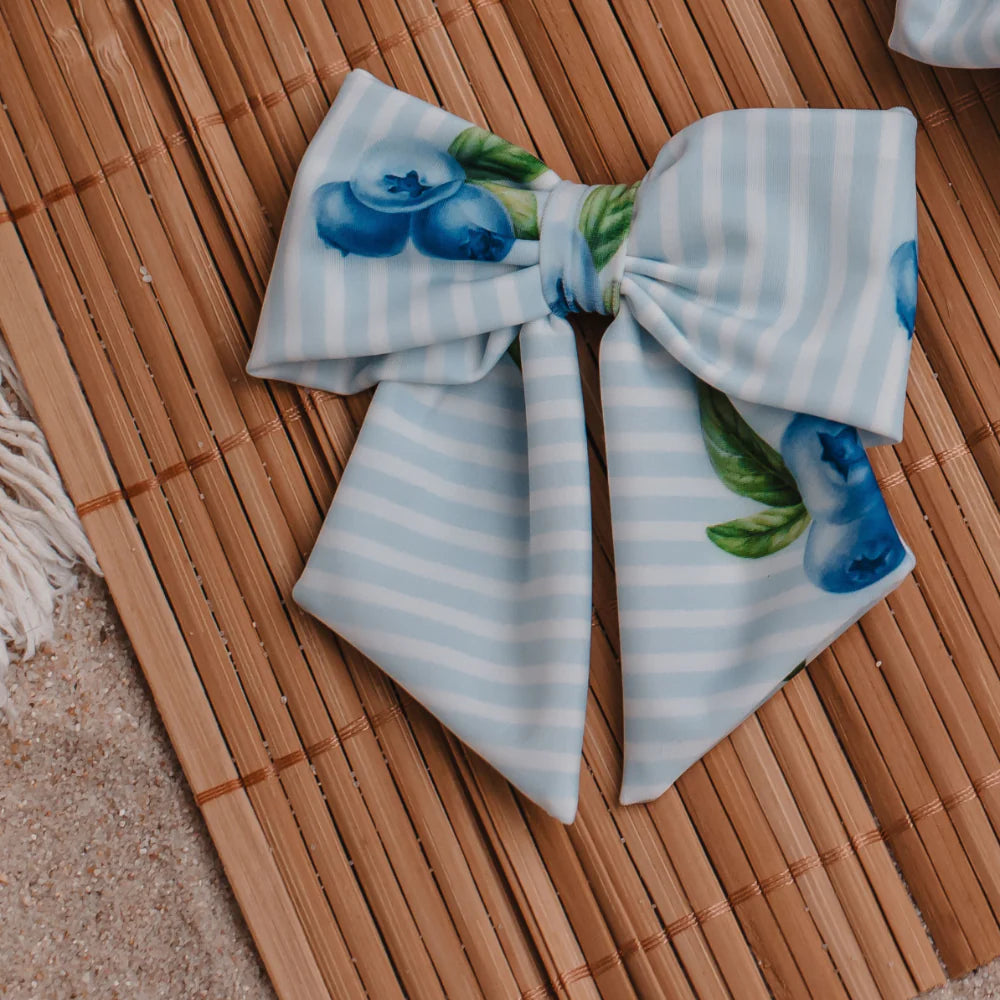SS25 Meia Pata Girls Blueberries Hair Bow