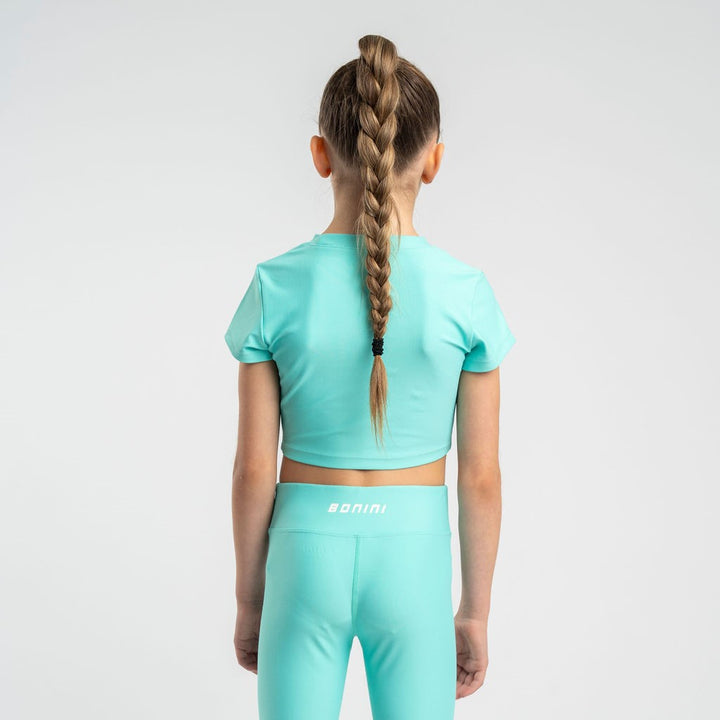 SS25 Bonini Girls Aspire Bold Mint Crop Top