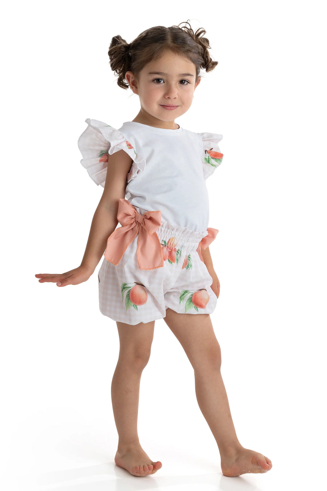 SS25 Meia Pata Girls Peaches Short Set
