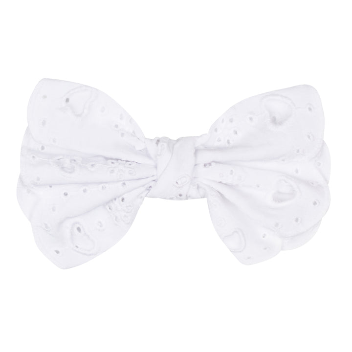 SS24 A Dee Girls Levi White Bow Hairclip
