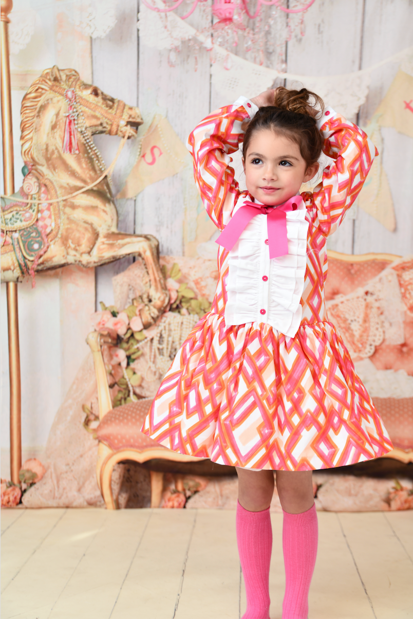 Baby girl deals hot pink dress