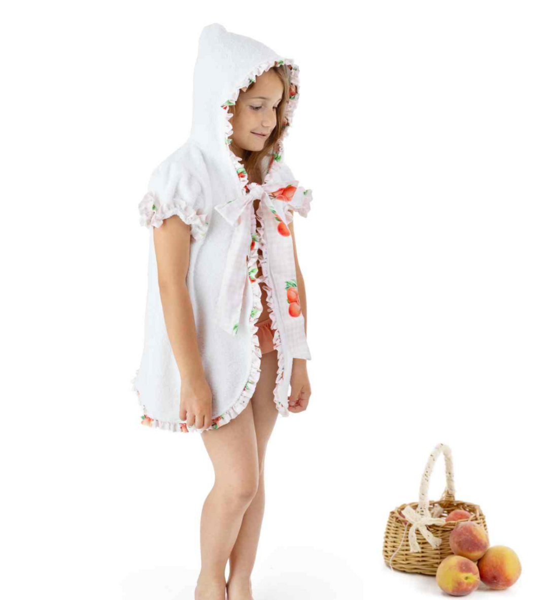 SS25 Meia Pata Girls Peaches Beach Cover-Up