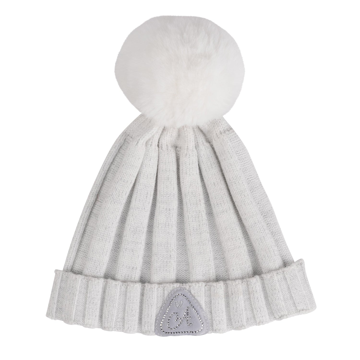 AW24 A Dee Girls Paola White Knitted Pom Pom Hat – Liquorice Kids