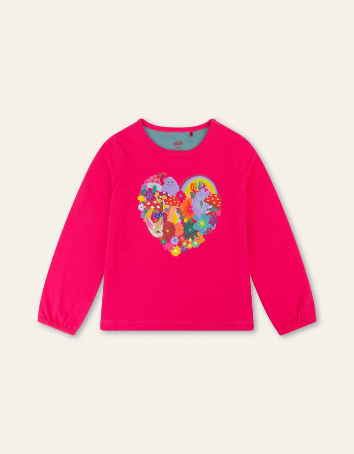 AW24 Oilily Girls Tempos Pink Mushroom Top