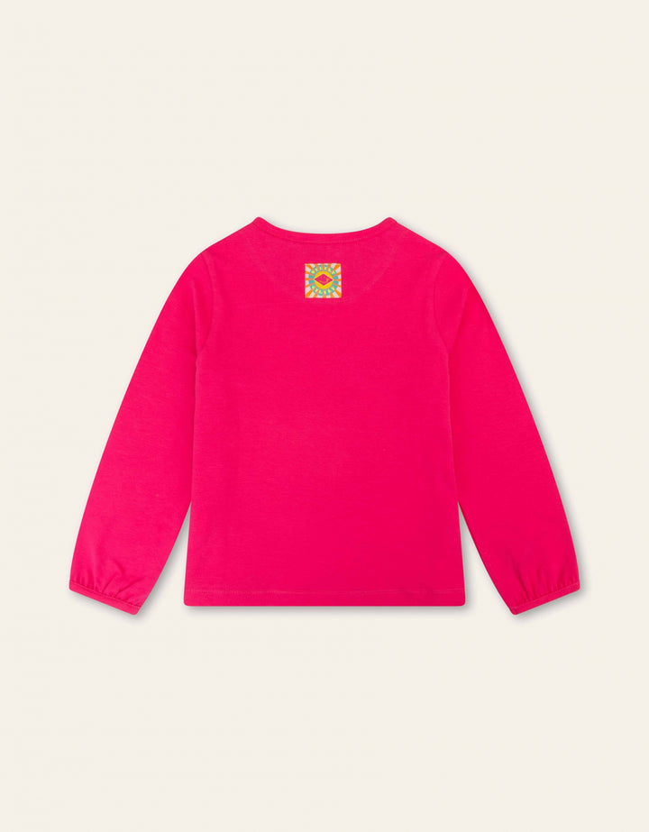 AW24 Oilily Girls Tempos Pink Mushroom Top