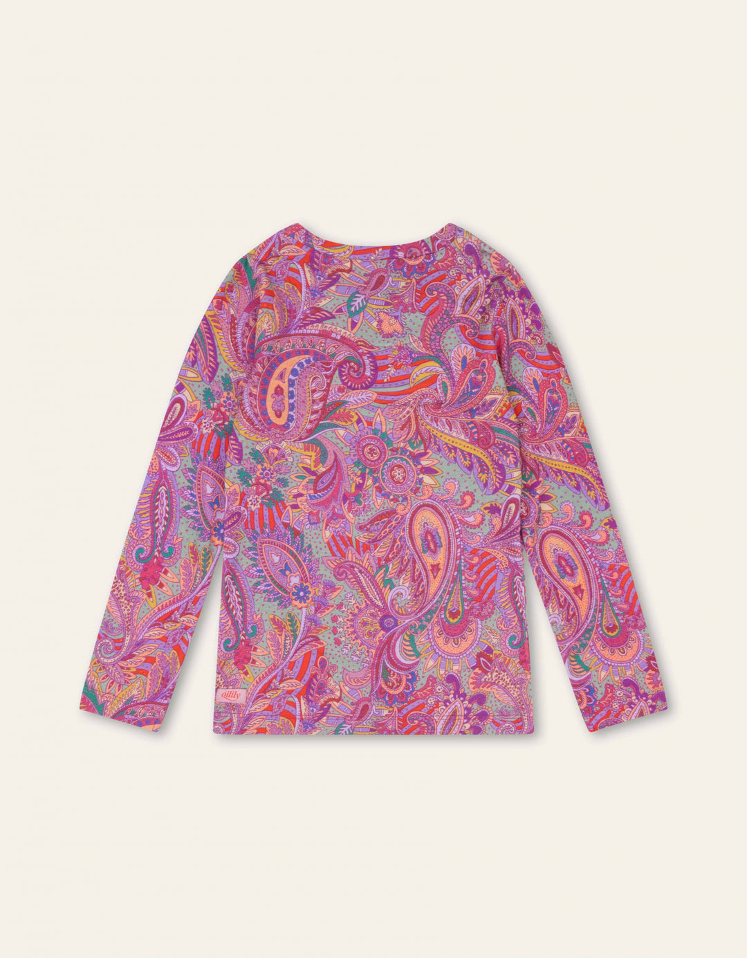 AW24 Oilily Girls Together Lilac Paisley T-Shirt