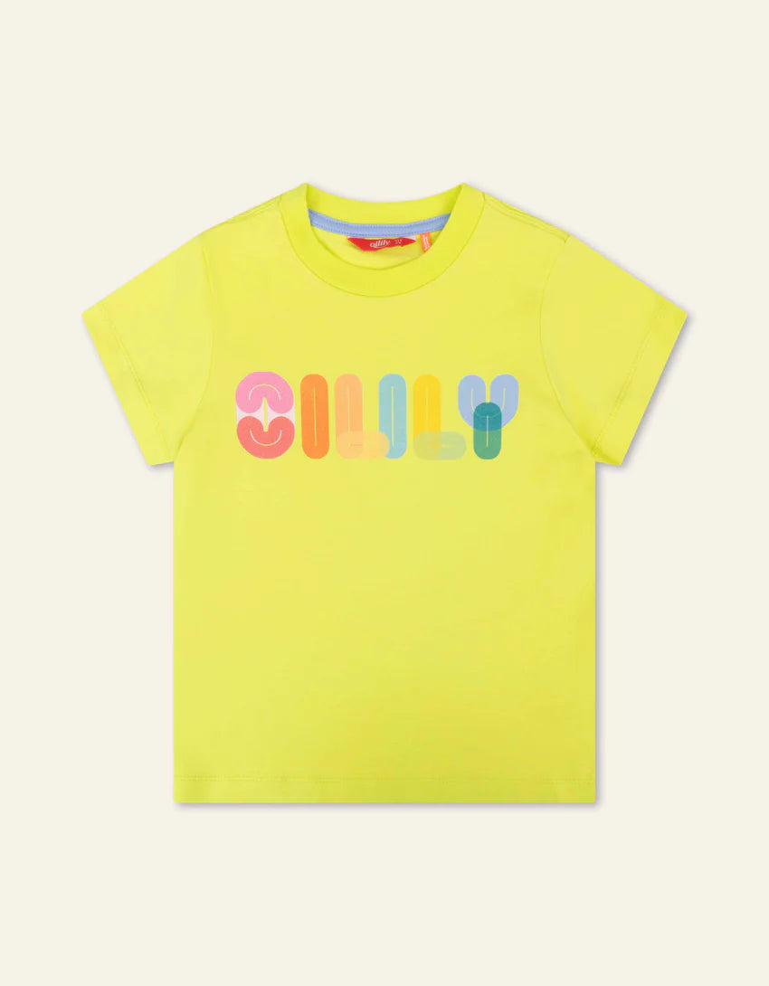 SS24 Oilily Tak Green Balloon Font T-Shirt 76