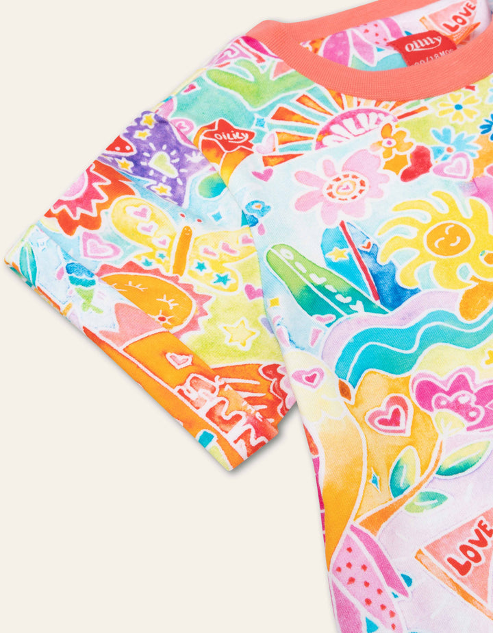 SS24 Oilily Girls Terrific Magic Land Of The Sun T-Shirt 31