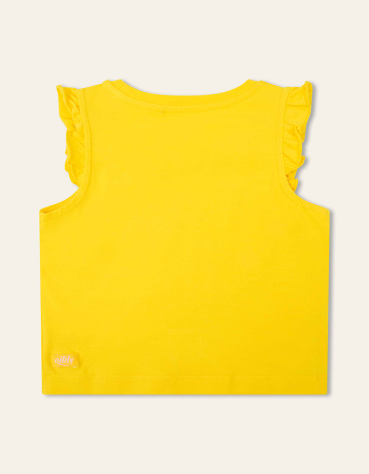 SS24 Oilily Girls Taloha Yellow T-Shirt 41