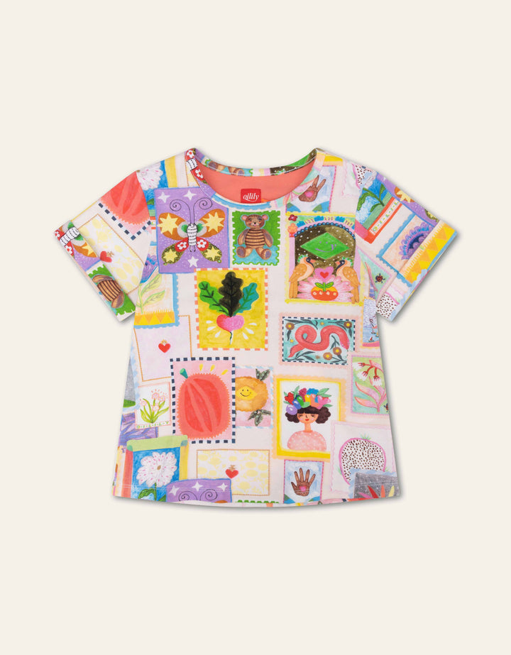 SS24 Oilily Girls Toliday Cards T-Shirt 80