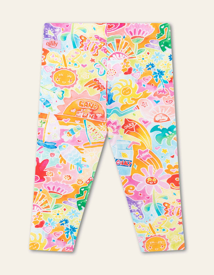 SS24 Oilily Girls Peppy Magic Land Of The Sun Leggings 31