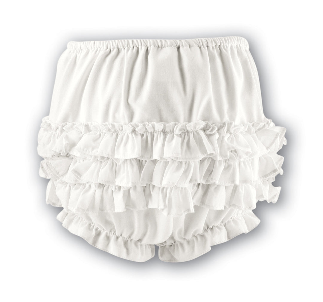 Sarah Louise 760 Cream Frilly Ruffled Knickers