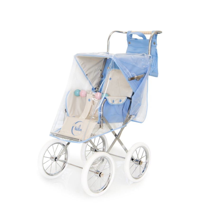 BebeLux Pale Blue Raincover for 'Sweet Big' Doll's Pushchair 2300-C