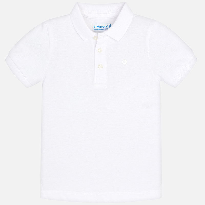 SS19 Mayoral Boys White Polo Top 150