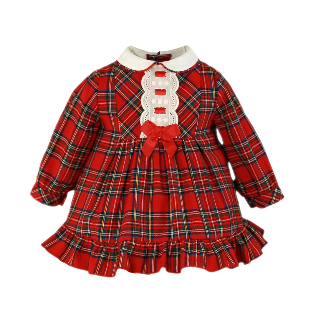AW22 Miranda Baby Girls Tartan Dress 49-V