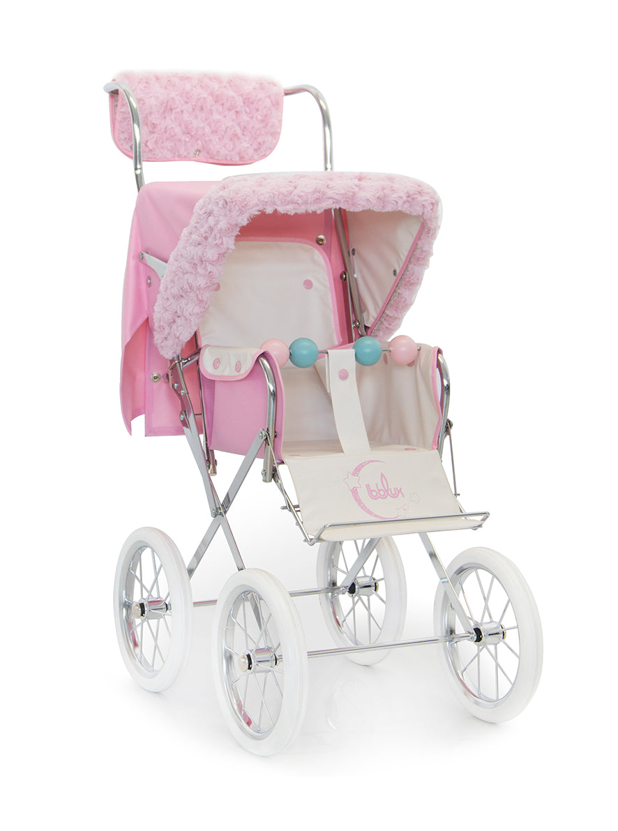 BebeLux Pink Winter Fur Kit for 'Paris Big' Pushchair 6200-R