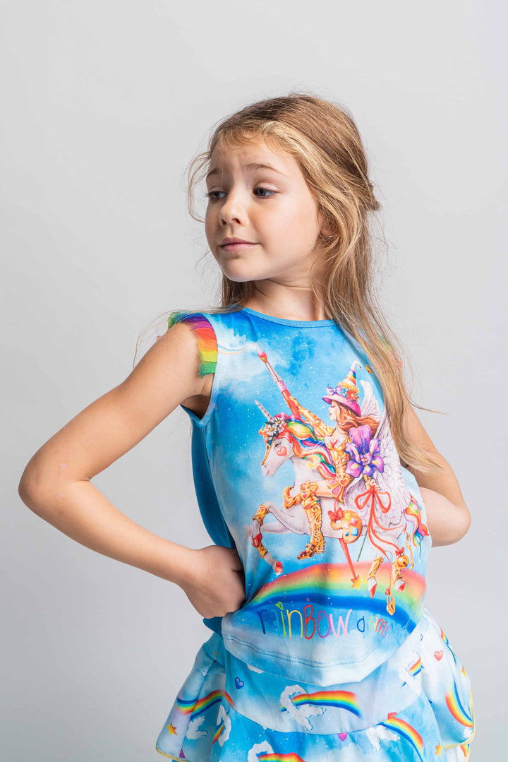 SS21 Rosalita Girls Atkinson Unicorn Skirt Set