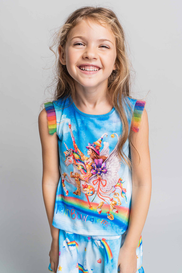 SS21 Rosalita Girls Atkinson Unicorn Skirt Set