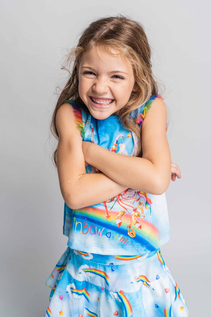 SS21 Rosalita Girls Atkinson Unicorn Skirt Set