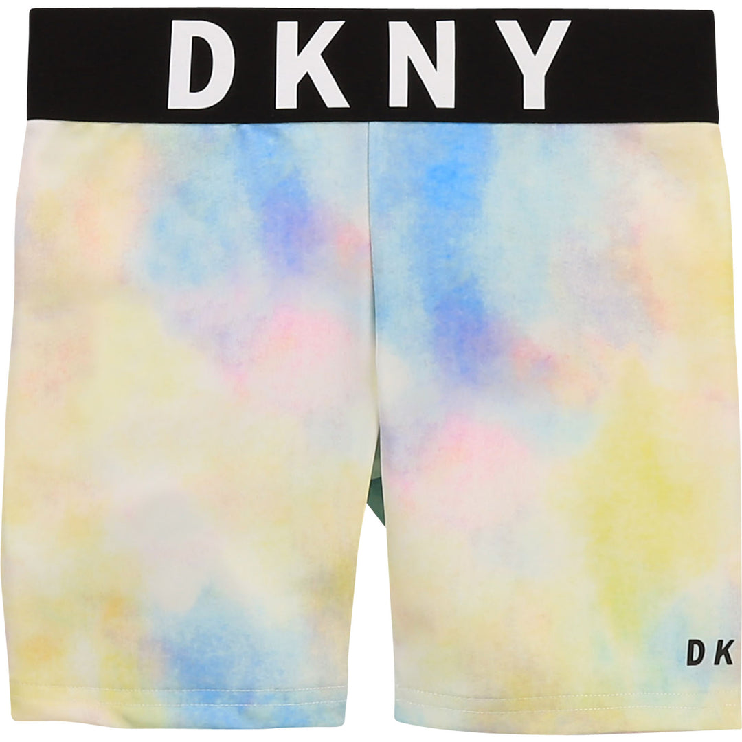 SS21 DKNY Girls Tie Dye Cycle Shorts