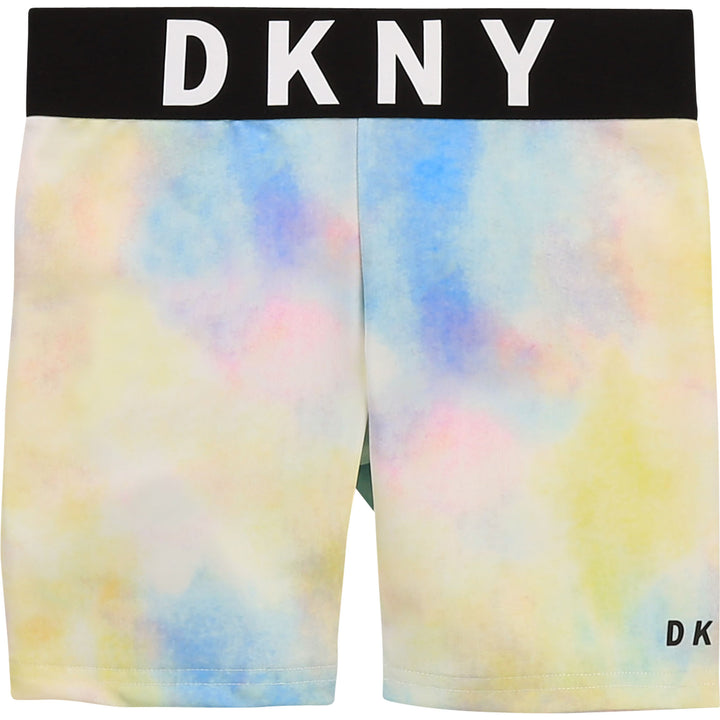 SS21 DKNY Girls Tie Dye Cycle Shorts