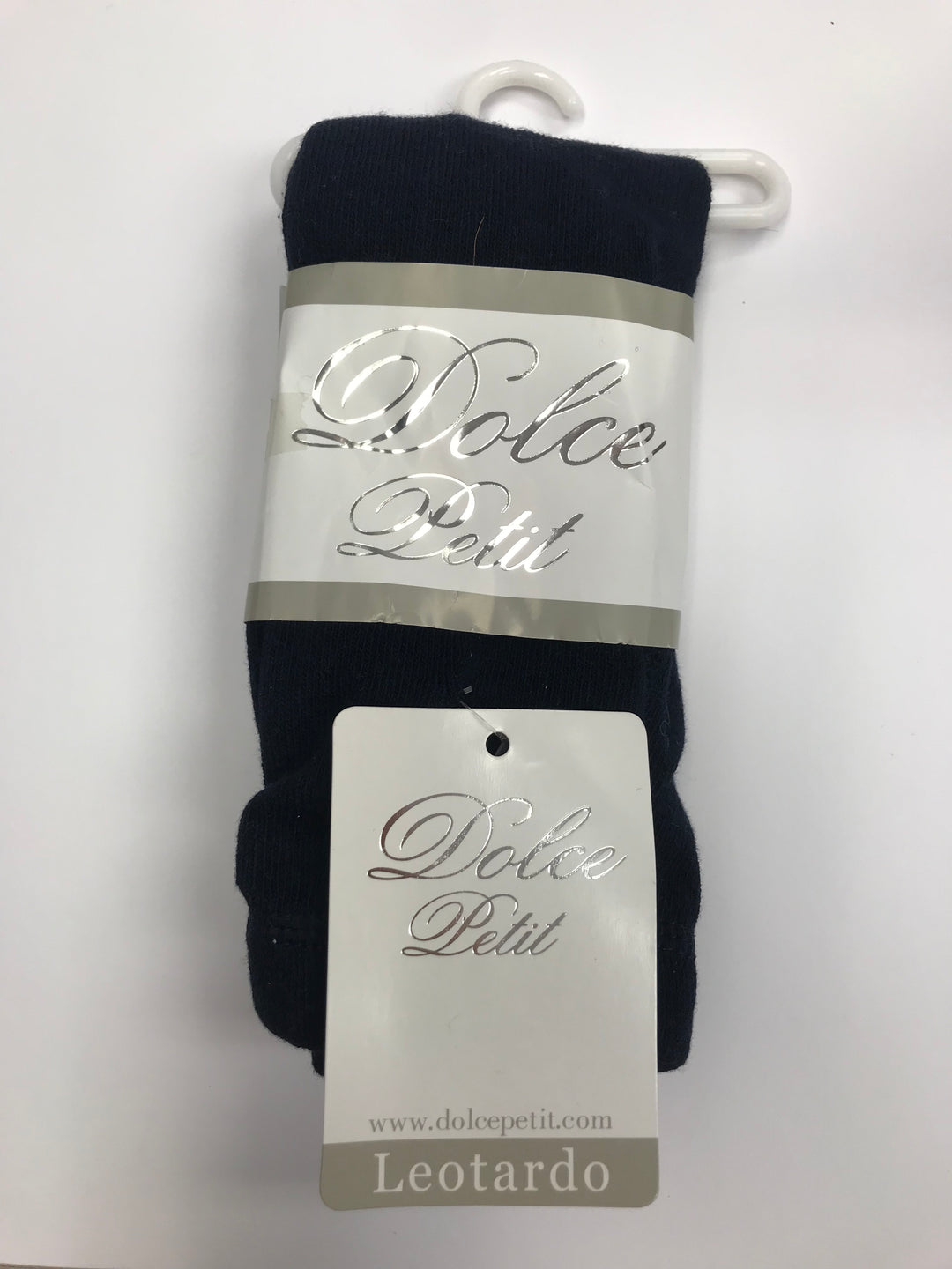 Dolce Petit Girls Navy Blue Tights 2501-L