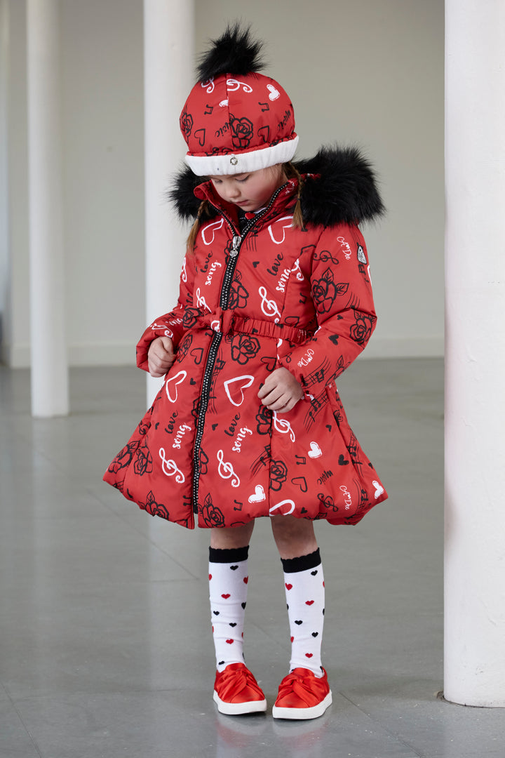 AW18 A*Dee Girls Ally Red Love Songs Hat