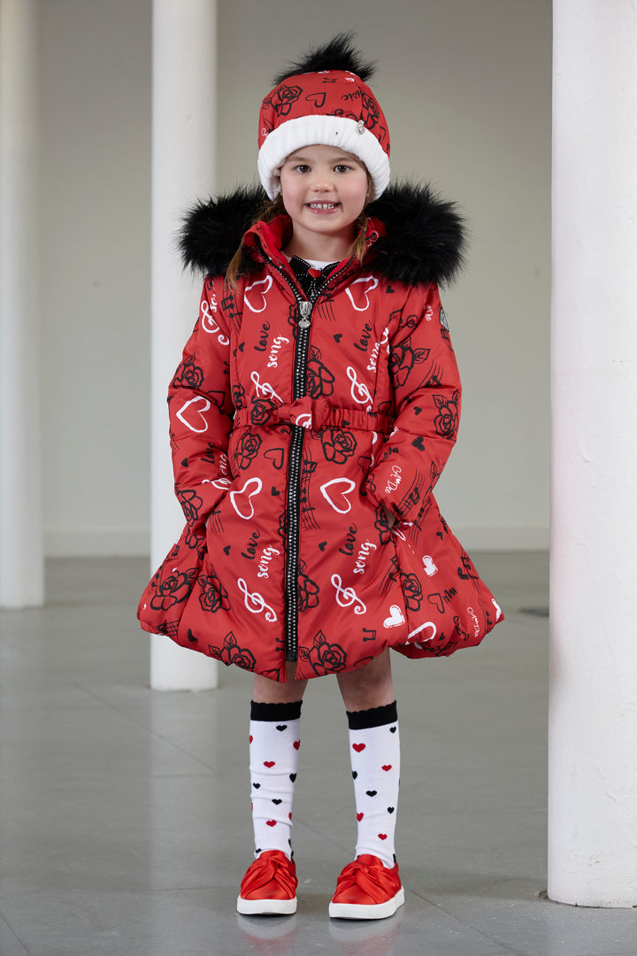 AW18 A*Dee Girls Ally Red Love Songs Hat