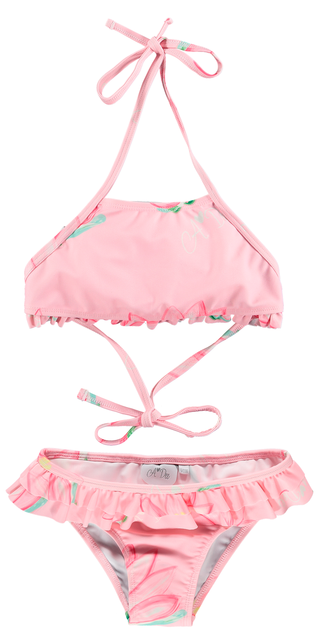 SS19 A Dee Girls Becky Pink Waterlily Bikini