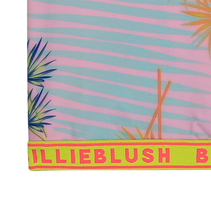 SS22 Billieblush Girls Pink Palm Tree Crop Top