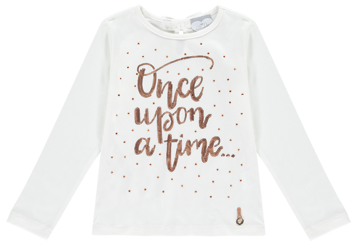AW18 A*Dee Girls Tyla Once Upon A Time Rose Gold Top