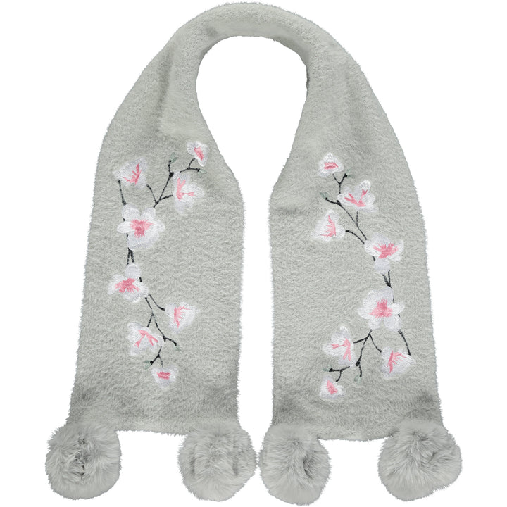 AW21 A Dee Girls Polly Magnolia Knitted Scarf