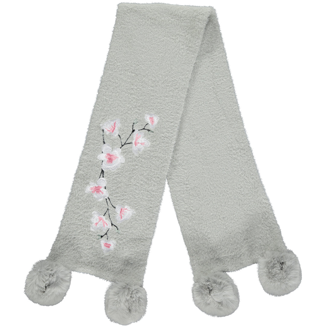 AW21 A Dee Girls Polly Magnolia Knitted Scarf