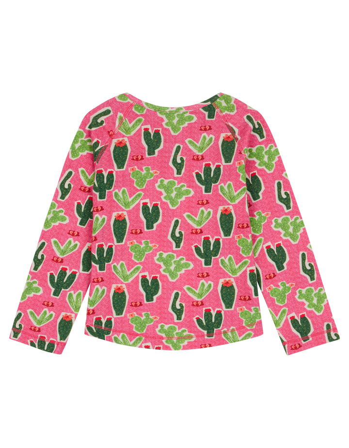 AW18 Oilily Girls Tumble T-Shirt 38 Cactus Pink