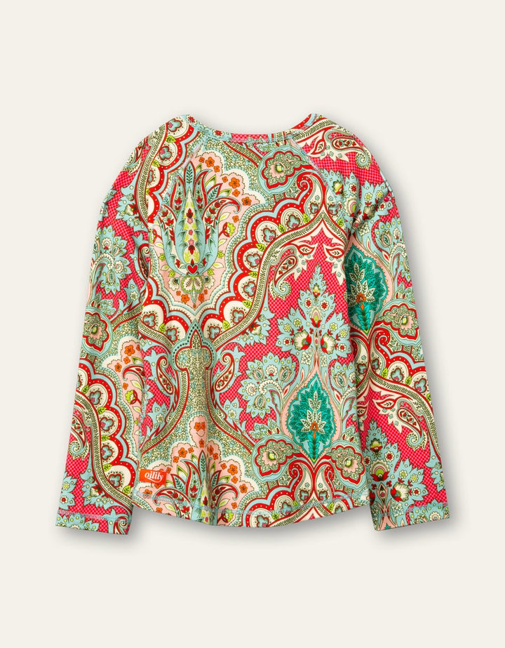AW21 Oilily Girls Tomble Punjab Paisley T-Shirt 31