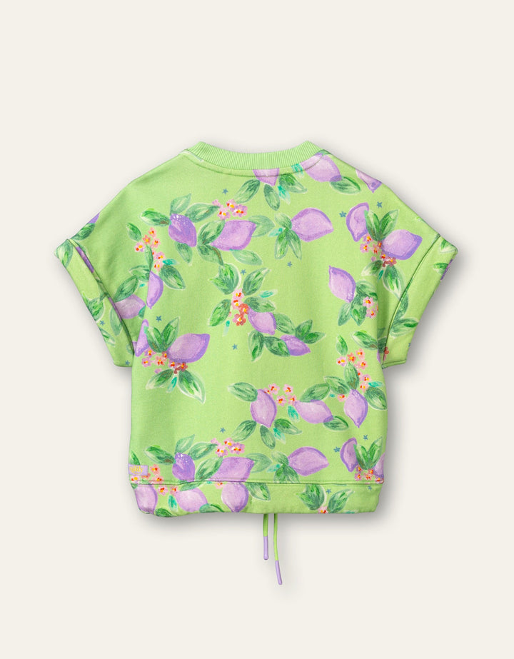 SS22 Oilily Girls Hello Sweater Limes 71