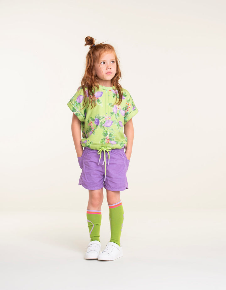 SS22 Oilily Girls Hello Sweater Limes 71