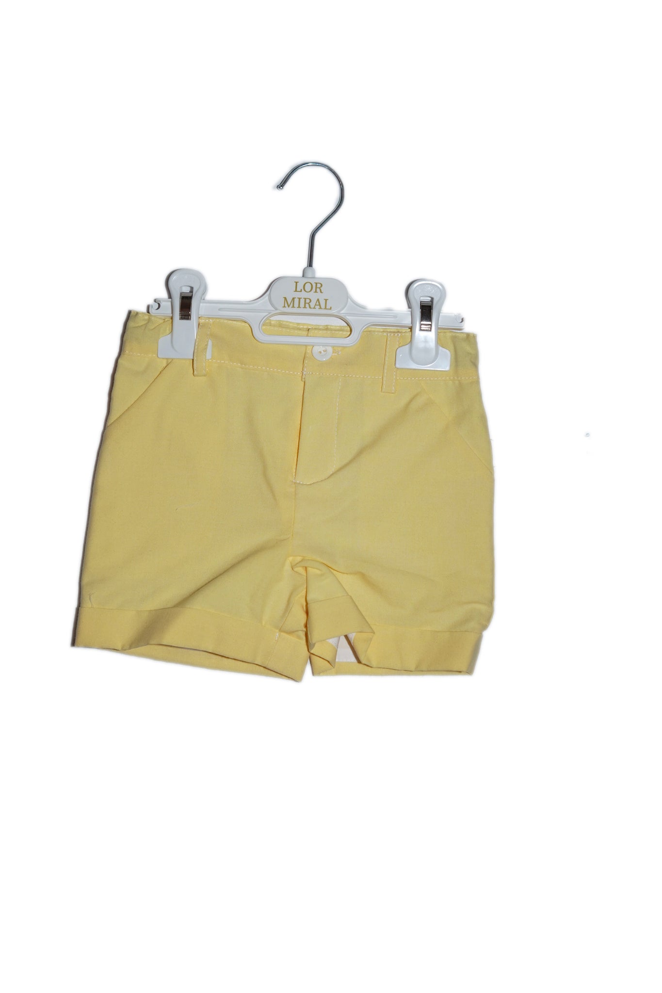 SS23 Lor Miral Boys Lemon Shorts Liquorice Kids