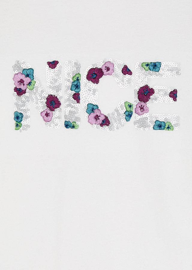 AW21 Mayoral Girls Nice Flower top 4013