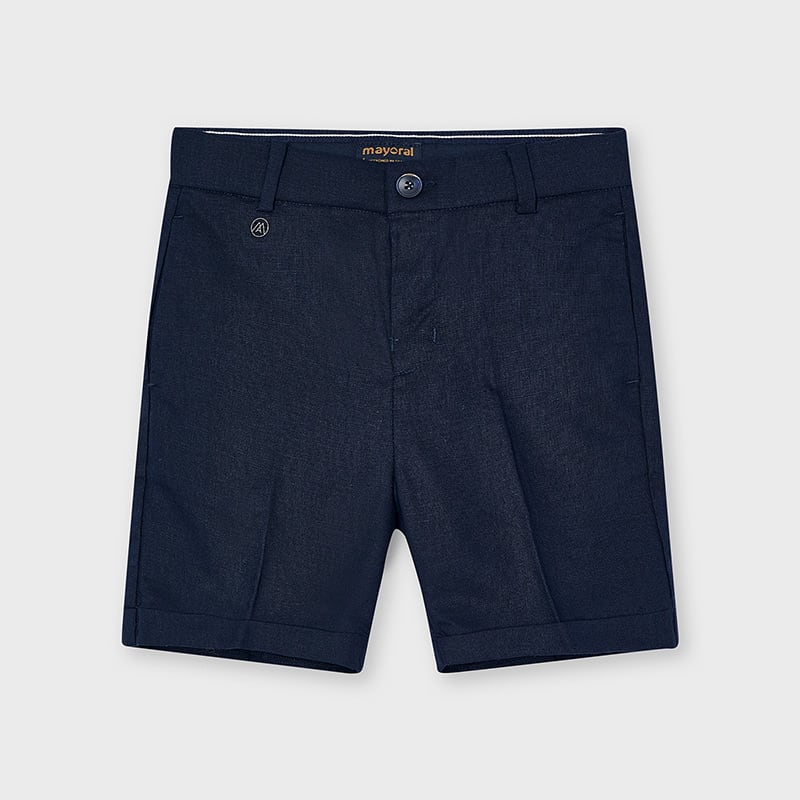 Boys navy discount tailored shorts