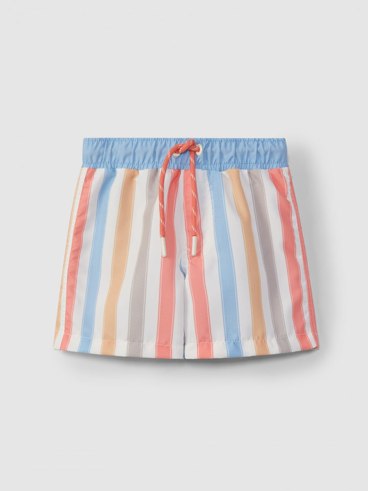 SS24 Laranjinha Boys Striped Swimming Trunks