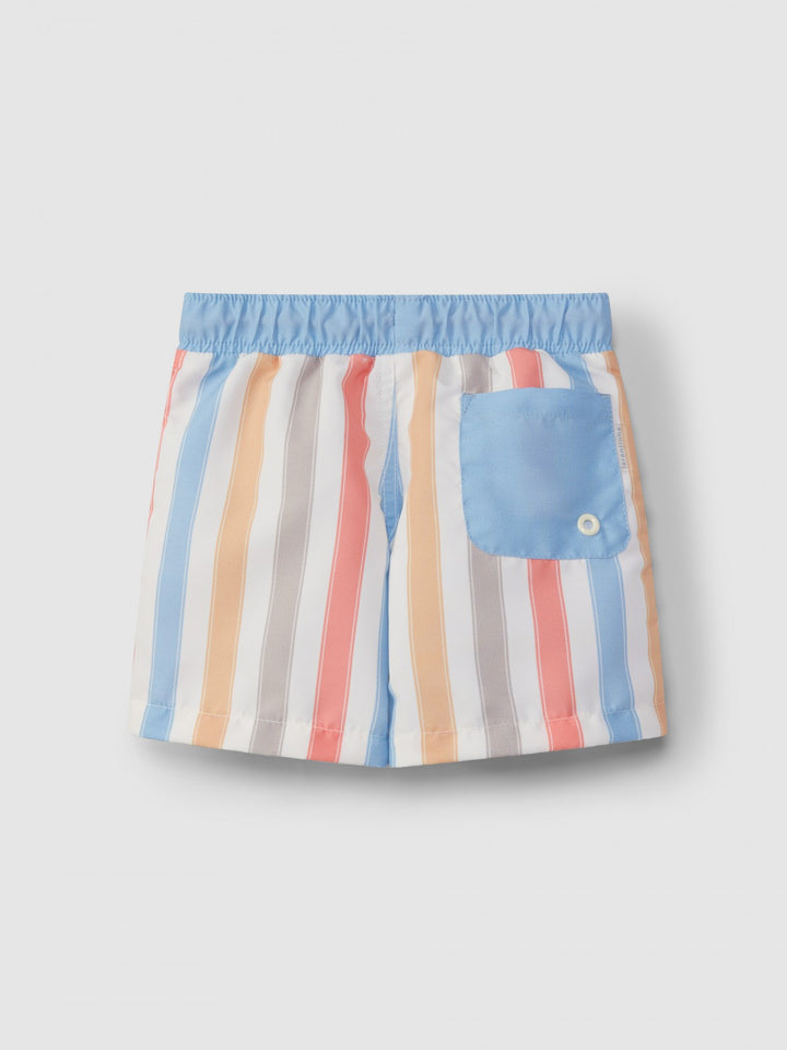 SS24 Laranjinha Boys Striped Swimming Trunks